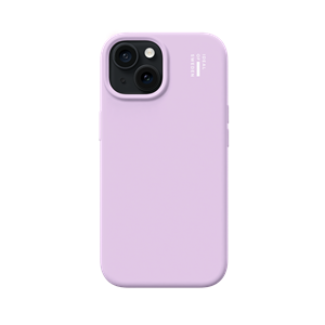 iDeal Of Sweden - Silicone Case Lavender Milk - iPhone 13, 14, 15 & 16E, set bagfra